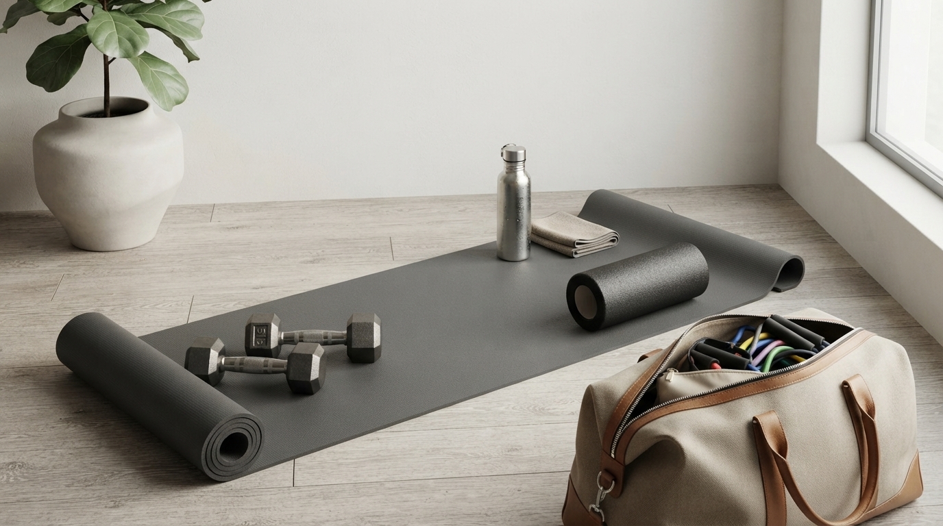 Minimal Gear for a 4-Week At-Home Workout Plan